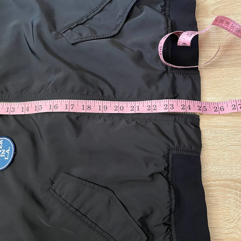 Express Patch Bomber Jacket Size M - image 8